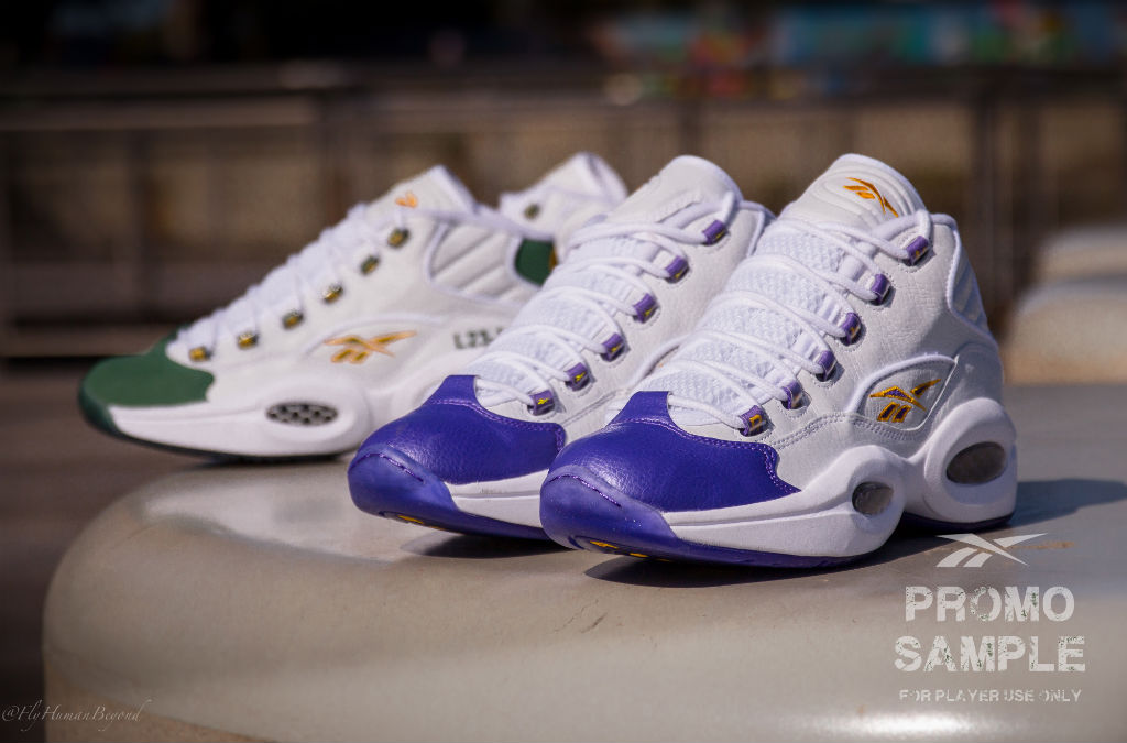 Packer Shoes x Reebok Question LeBron u0026amp; Kobe 'For Player Use Only' Pack  | Complex