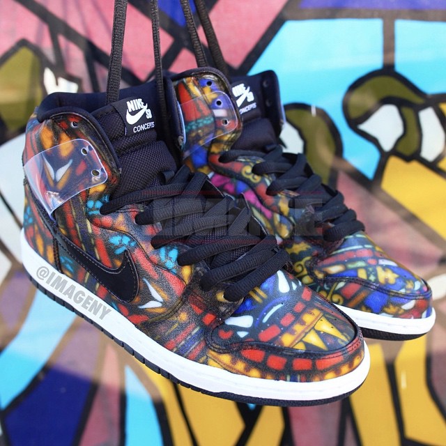 Concepts × SB Dunk High 'Stained Glass'