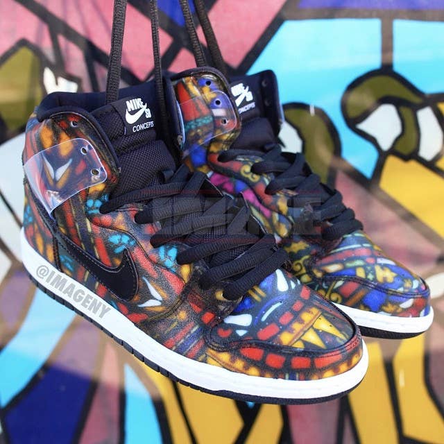 Concepts x Nike Dunk High SB Stained Glass (1)