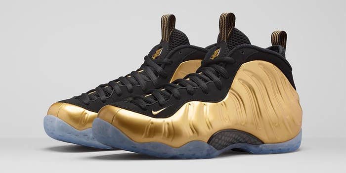 Nike Air Foamposite One Gold 314996-700 (1)