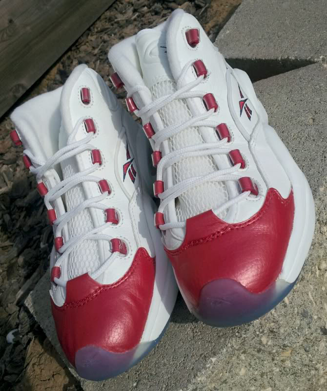 Reebok Question White/Pearlized Red OG