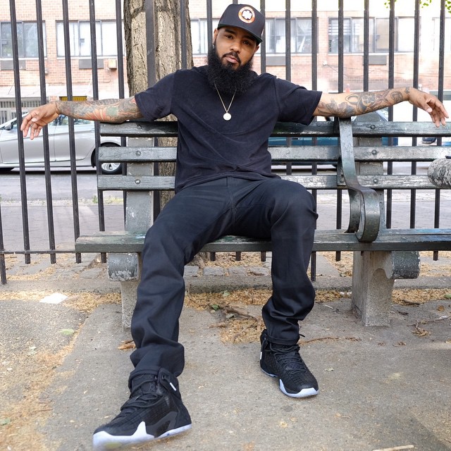Stalley wearing the &#x27;Rubber City&#x27; Nike LeBron XII 12
