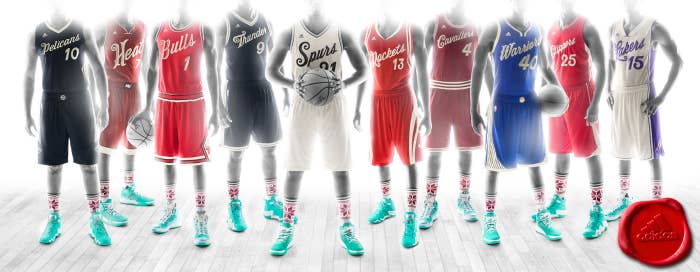 Christmas NBA Uniforms adidas 2015