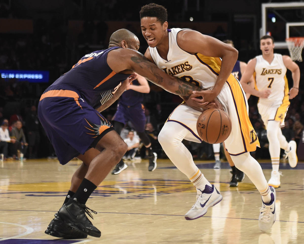 SoleWatch: P.J. Tucker Wore Kobe Bryant's First Nike Shoe Against