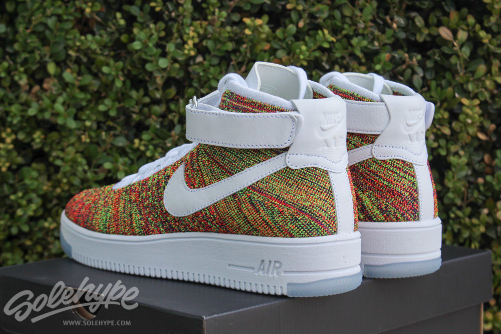 Multicolor Nike Air Force 1 Flyknit 817420-700 (8)