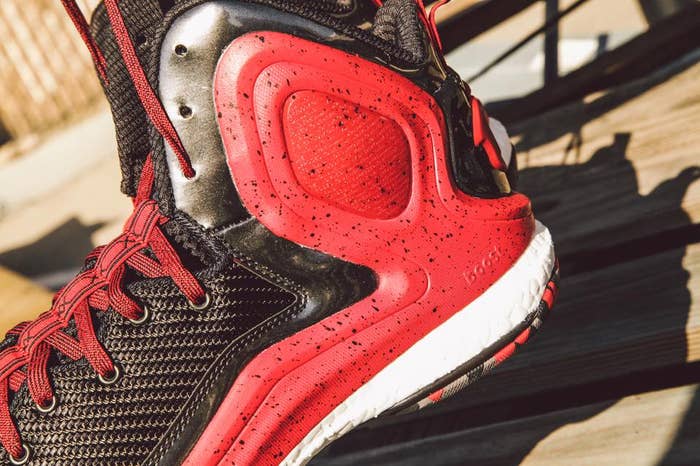 adidas D Rose 5 Boost Black/Red-White C76801 (2)