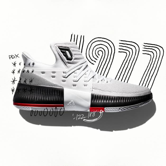Adidas Dame 3 Home Colorway