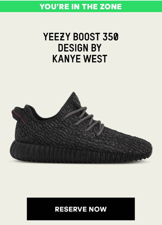 Yeezy Boost Reservation