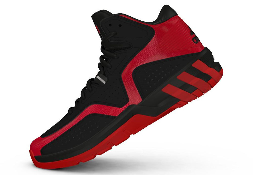 adidas D Howard 6 Black/Red (2)