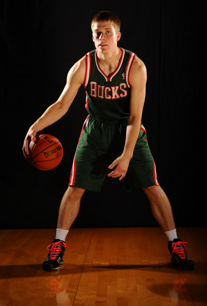 Nate Wolters wearing adidas Crazyquick