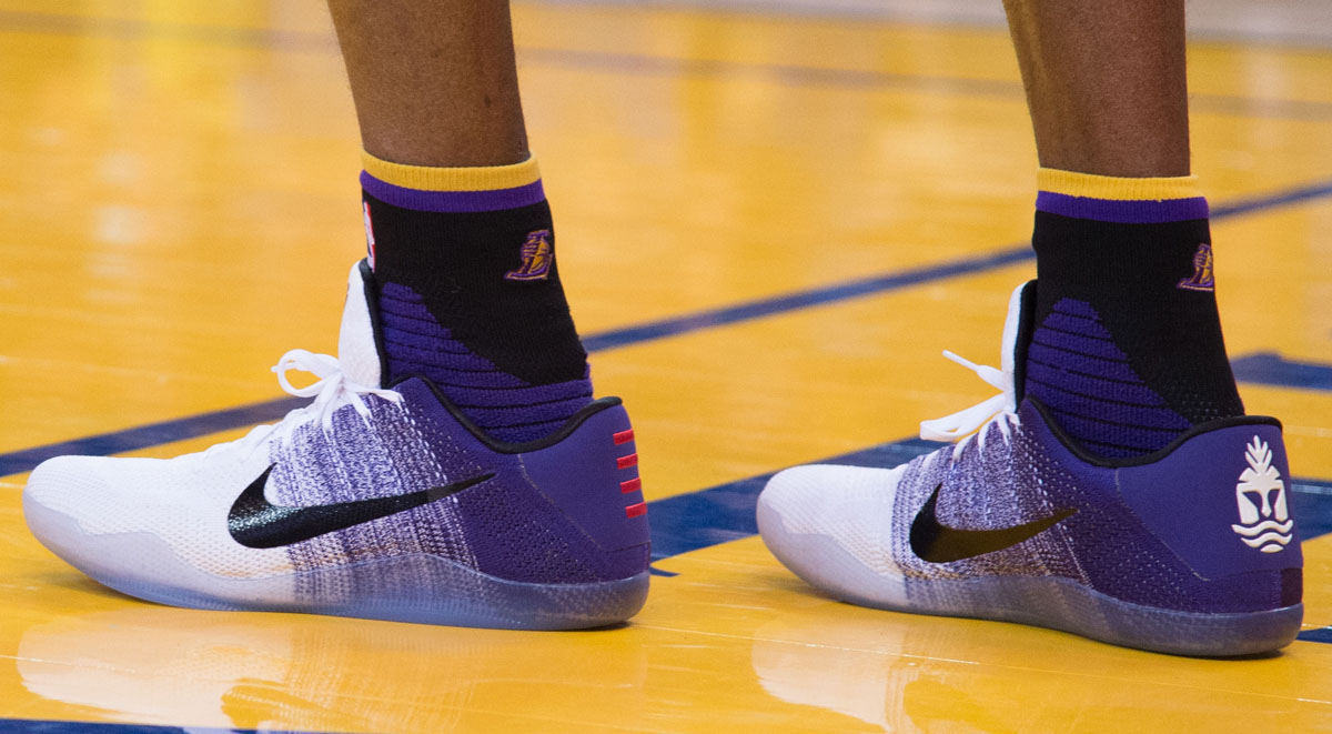 Kobe 11 2025 purple and white