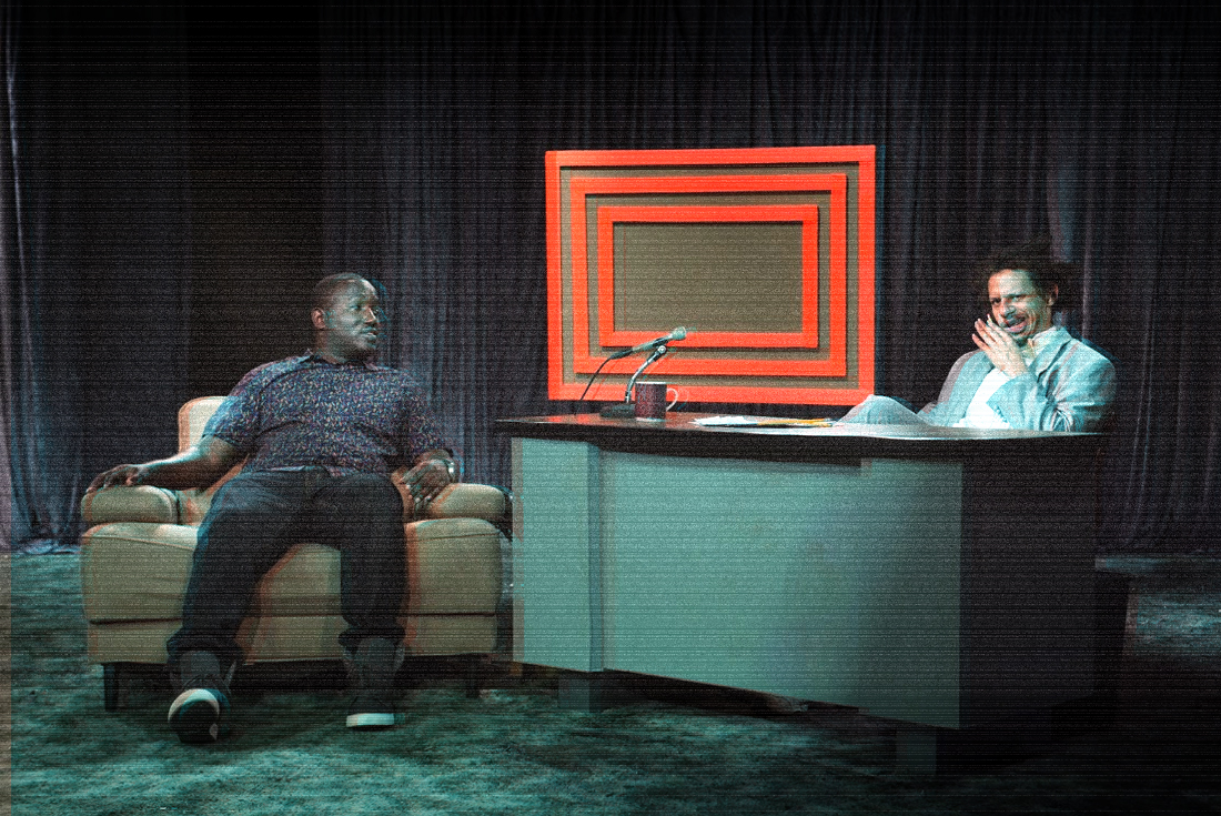 Eric Andre and Hannibal Buress in Eric Andre Show Season 4