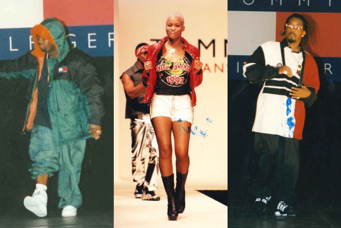 Raekwon, Eve, Jermain Dupri in Tommy Hilfiger runway show