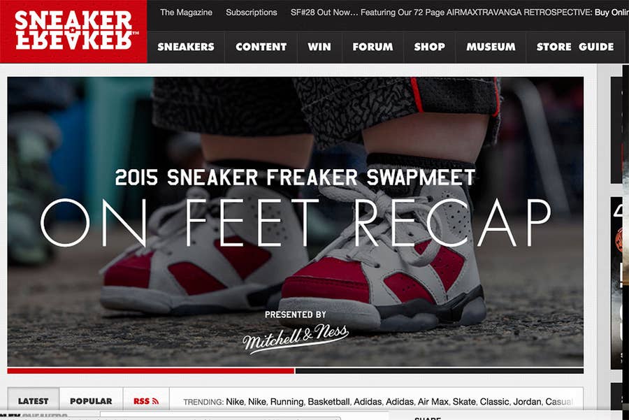 Highsnobiety  Online lifestyle news site covering sneakers