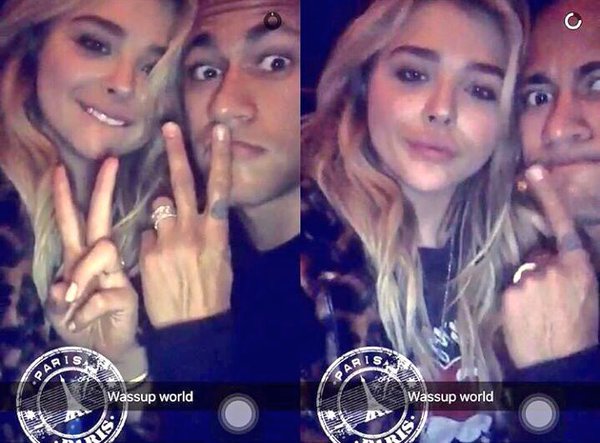 Neymar Flew to Paris to Hook up with Hollywood Star Chloë Grace Moretz