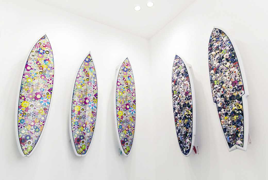 Murakami x Vans surfboards
