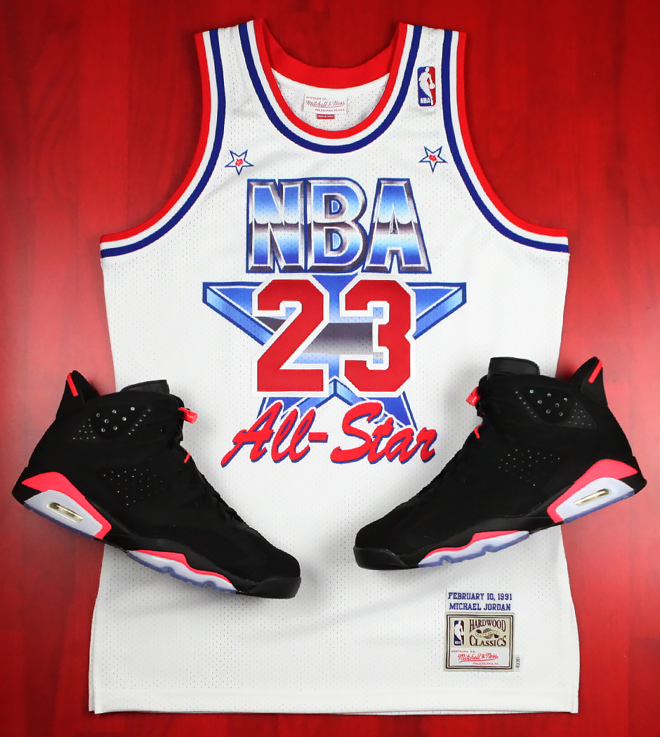 Michael jordan 1991 deals all star jersey