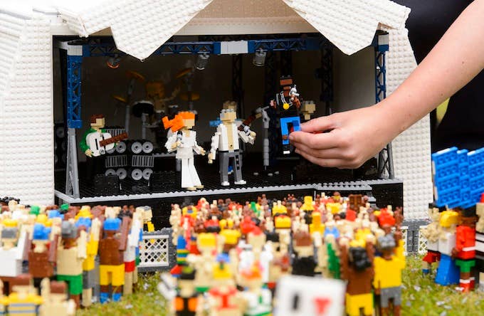 Lego Glastonbury Image