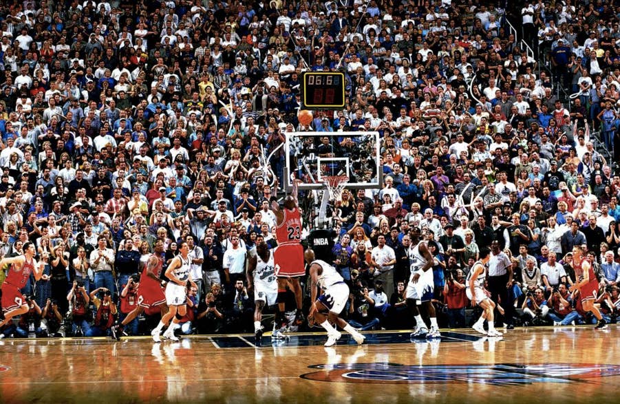  Michael Jordan 3 Peat Retro Chicago Basketball Fan T