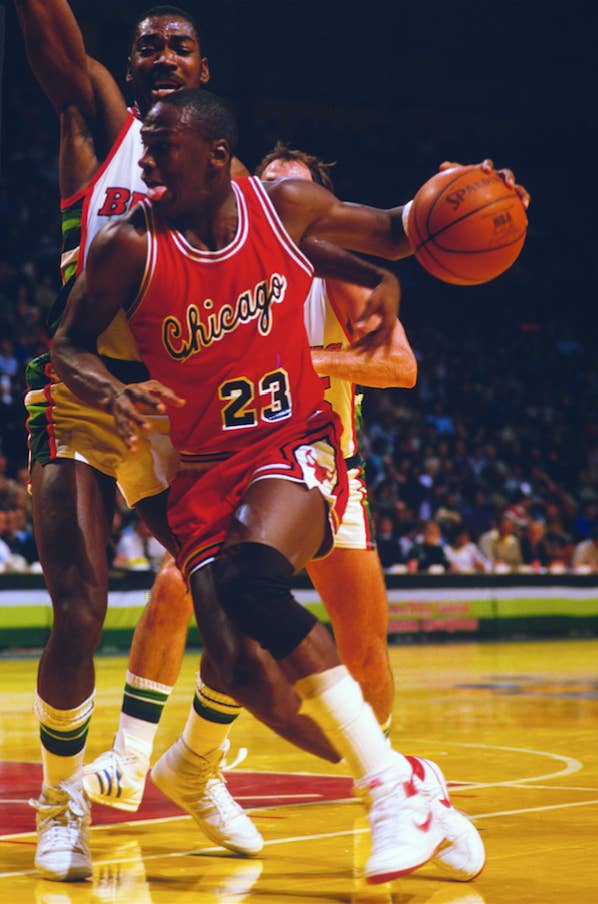 Michael Jordan 23 Nike Air Jordan Black Red Basketball Sports 