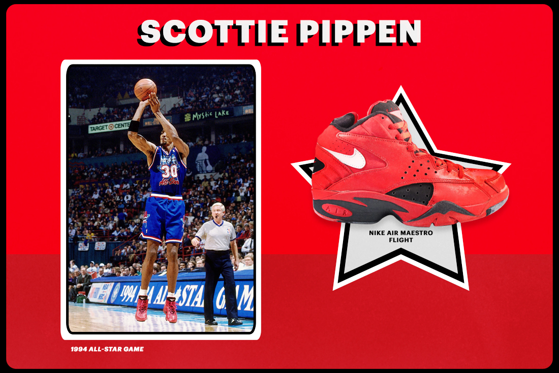 Scottie pippen 1994 hot sale all star game shoes