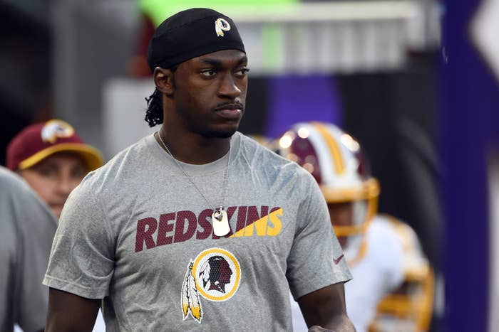 Robert Griffin III will be benched for Washington&#x27;s Week 1 matchup with Miami.