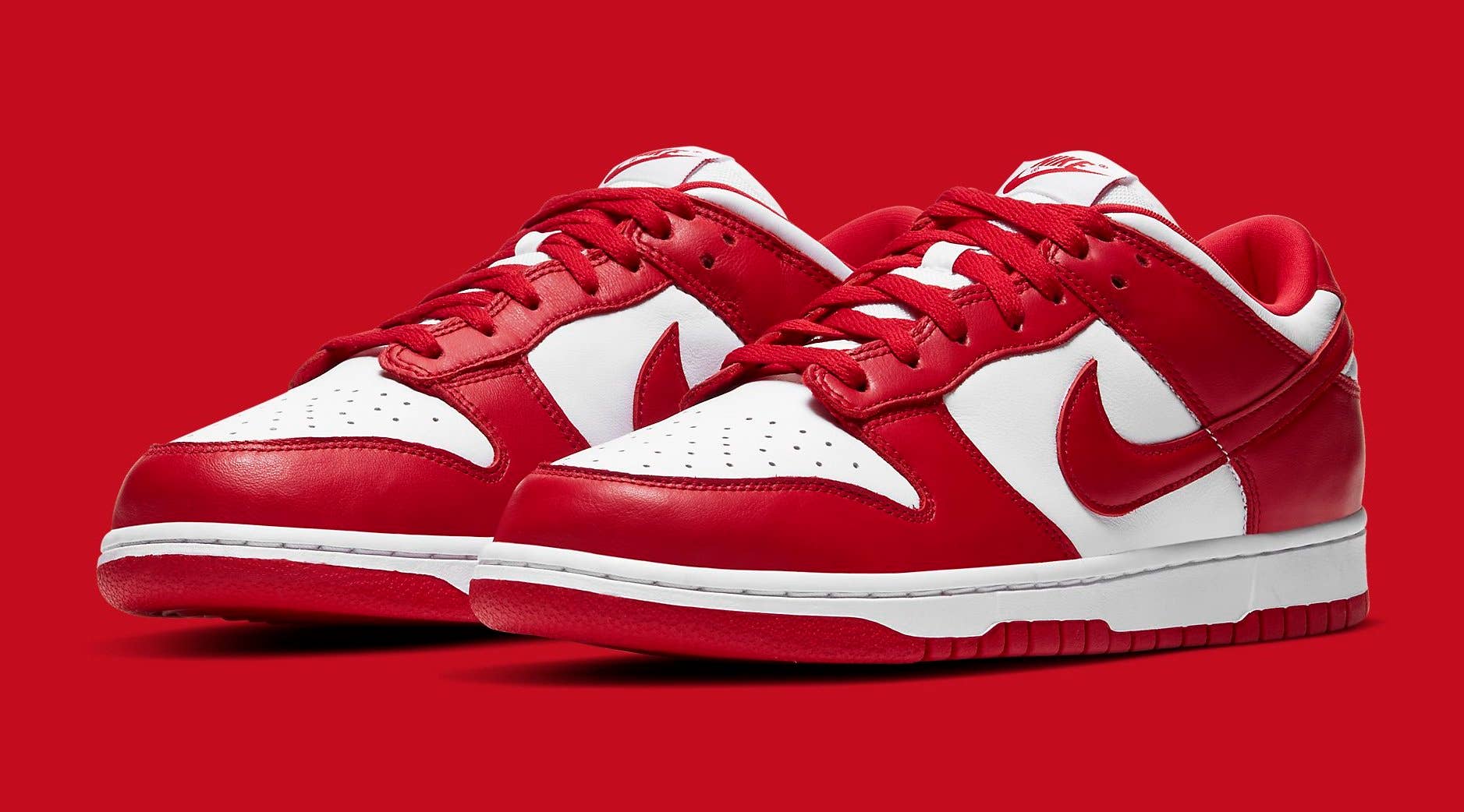 Nike Dunk Low University Red Release Date CU1727 100 Pair