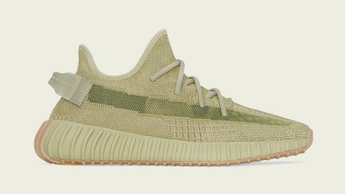 Adidas Yeezy Boost 350 V2 &#x27;Sulfur&#x27; FY5346 Lateral