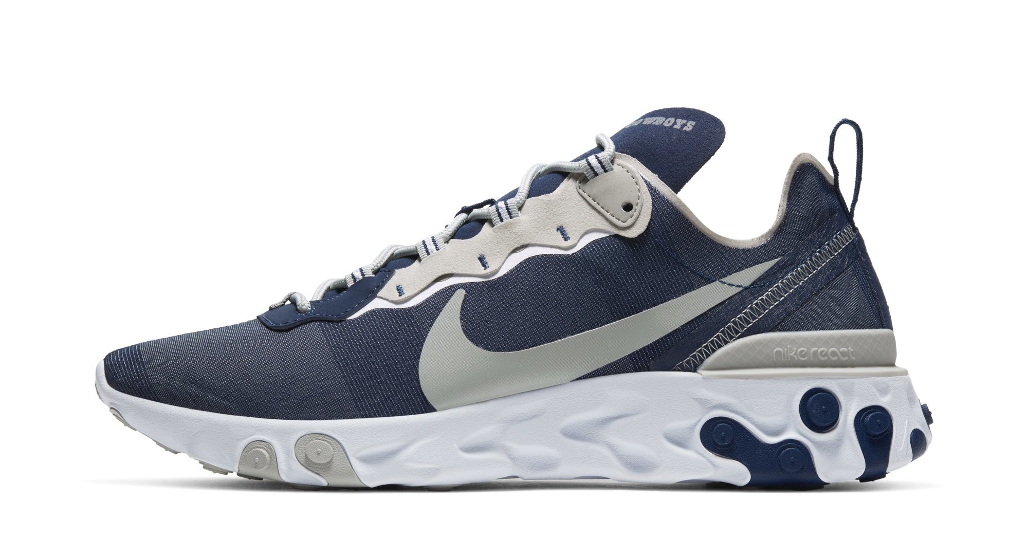 Nike React Element 55 &#x27;Dallas Cowboys&#x27; CK4801 400