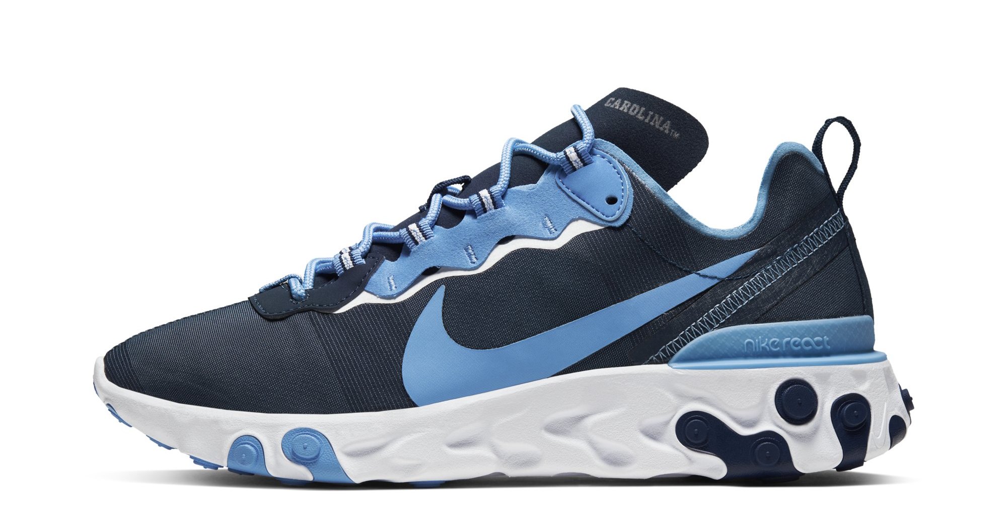 Nike React Element 55 &#x27;UNC&#x27; CK4852 400