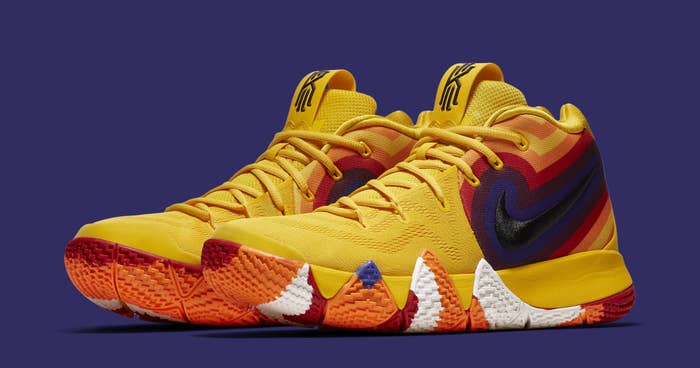 Nike Kyrie 4 EP &#x27;Yellow/Multicolor&#x27; 943807 700 (Pair)