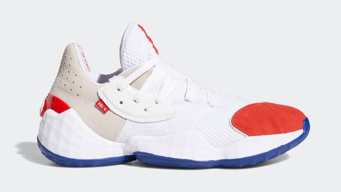 Adidas Harden Vol. 4 &#x27;Question&#x27; FV5598 Lateral