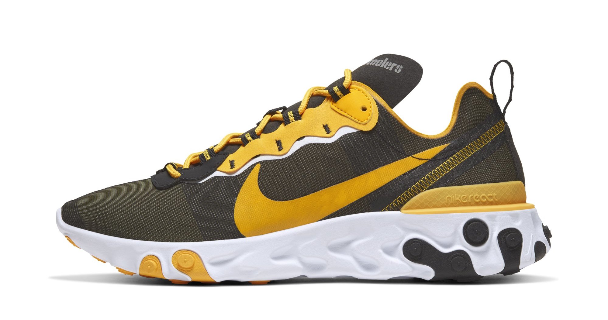 Nike React Element 55 &#x27;Pittsburgh Steelers CK4893 001