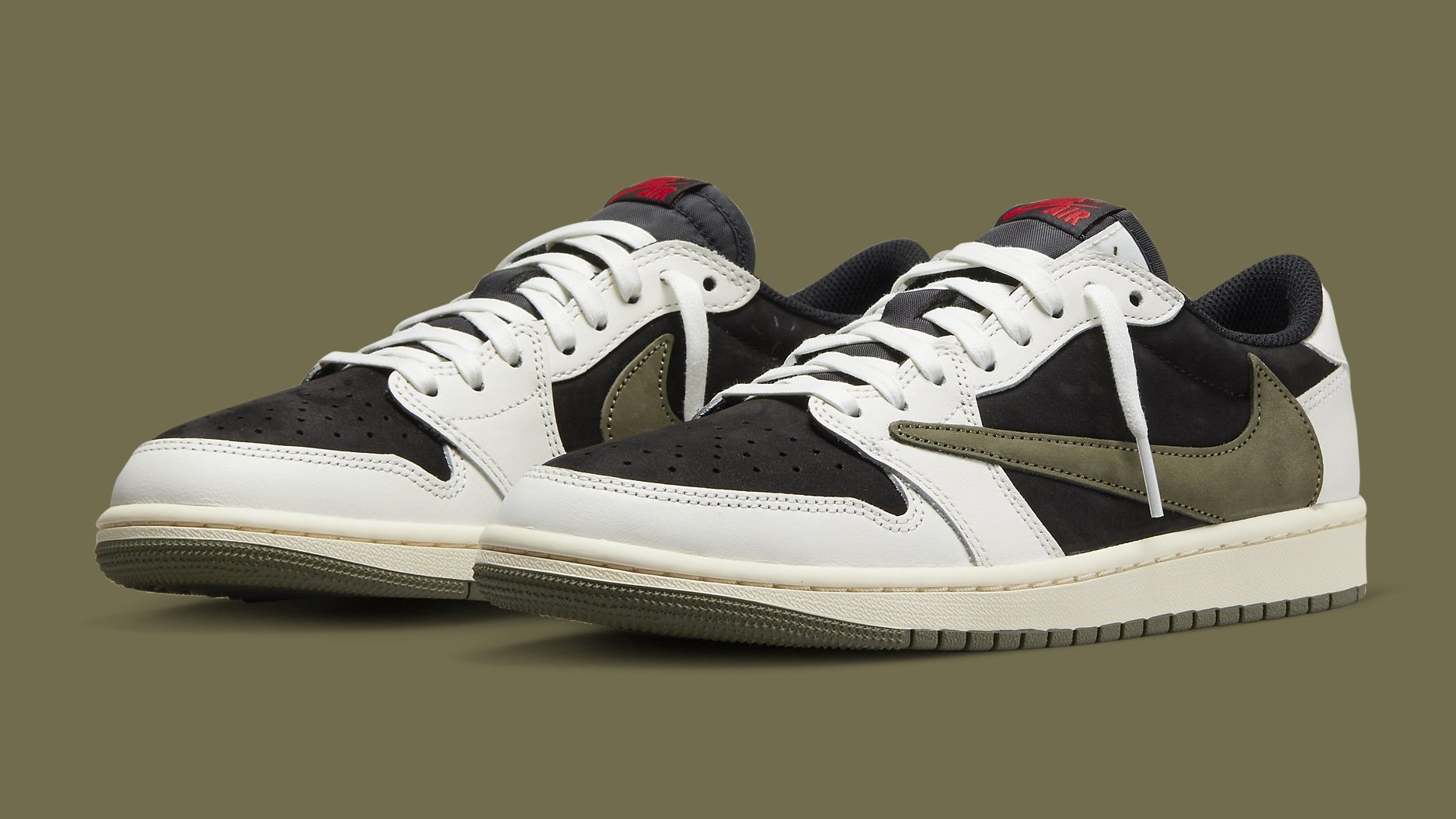 Medium Olive' Travis Scott x Air Jordan 1 Low Drops Tomorrow | Complex