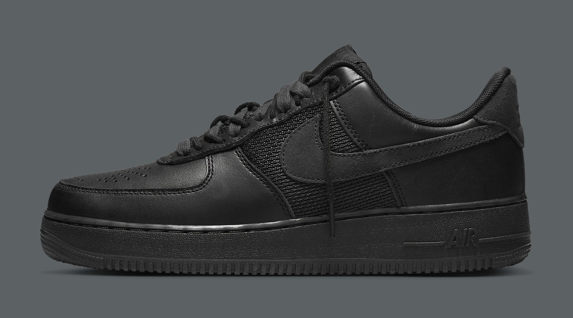 Slam Jam x Nike Air Force 1 Low &#x27;Black&#x27; DX5590 001 Lateral