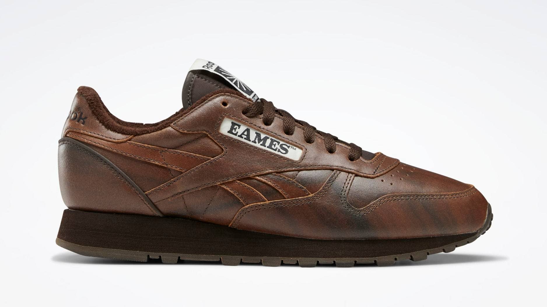 Eames x Reebok Classic Leather 'Rosewood' GY6391 Lateral