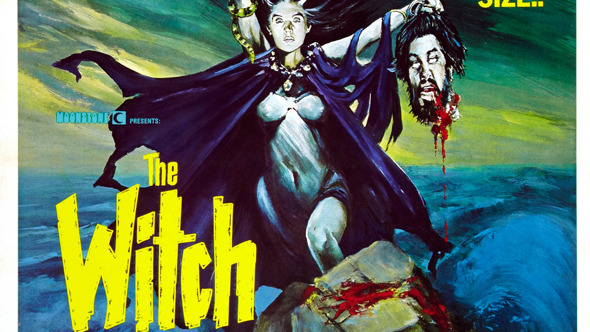Movie poster for the witch who came from the sea.