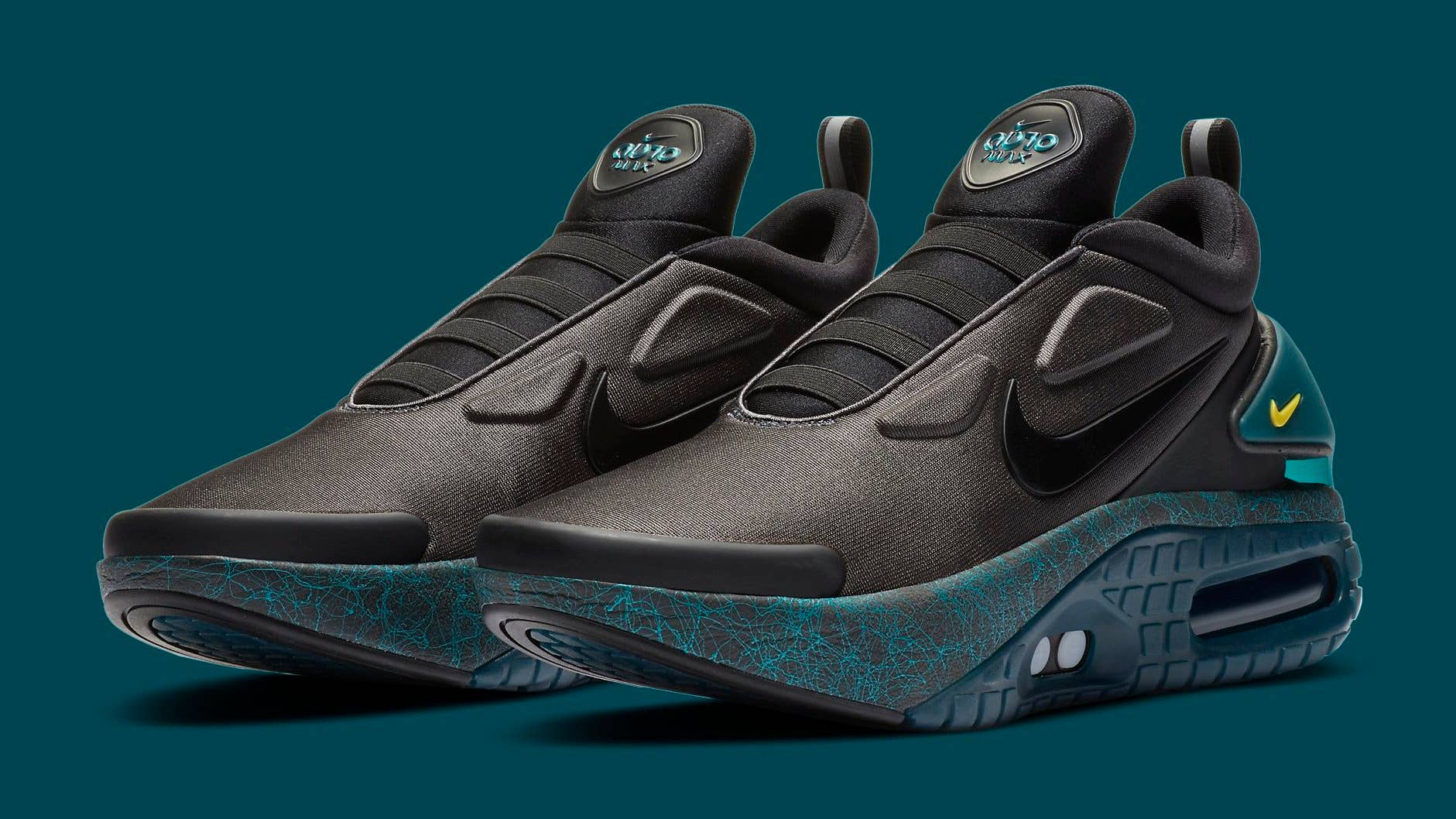 Nike Adapt Auto Max Anthracite Green Release Date CI5018 001 Pair