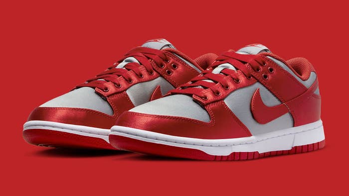 Nike Dunk Low Satin Women&#x27;s &#x27;UNLV&#x27; DX5931 001 Pair