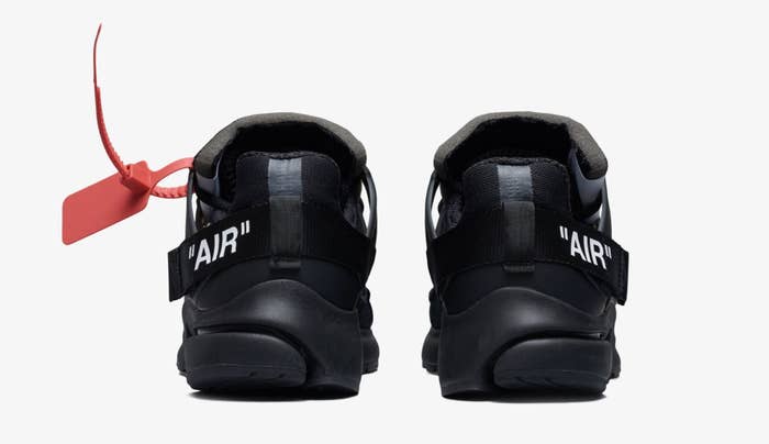 Off White x Nike Air Presto &#x27;Polar Opposites/Black&#x27; AA3830 002 (Heel)