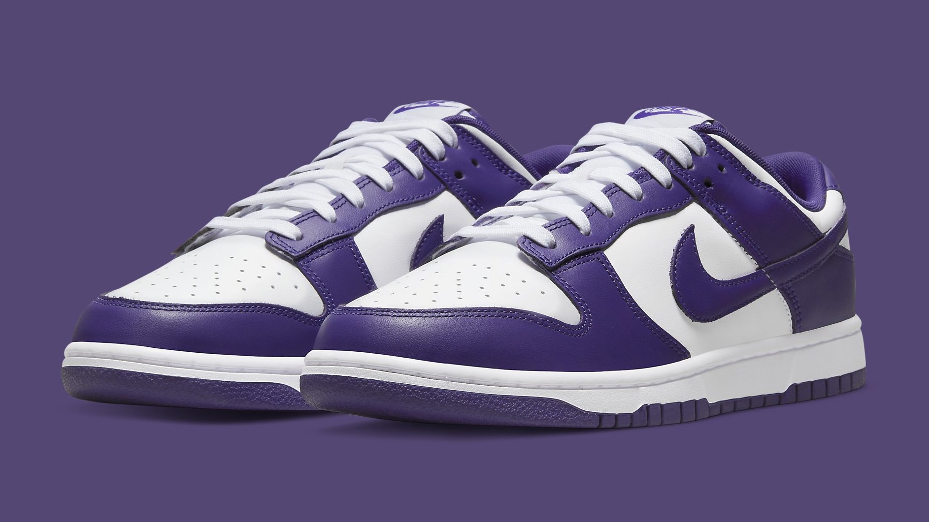 Championship Court Purple' Nike Dunk Lows Get an Official