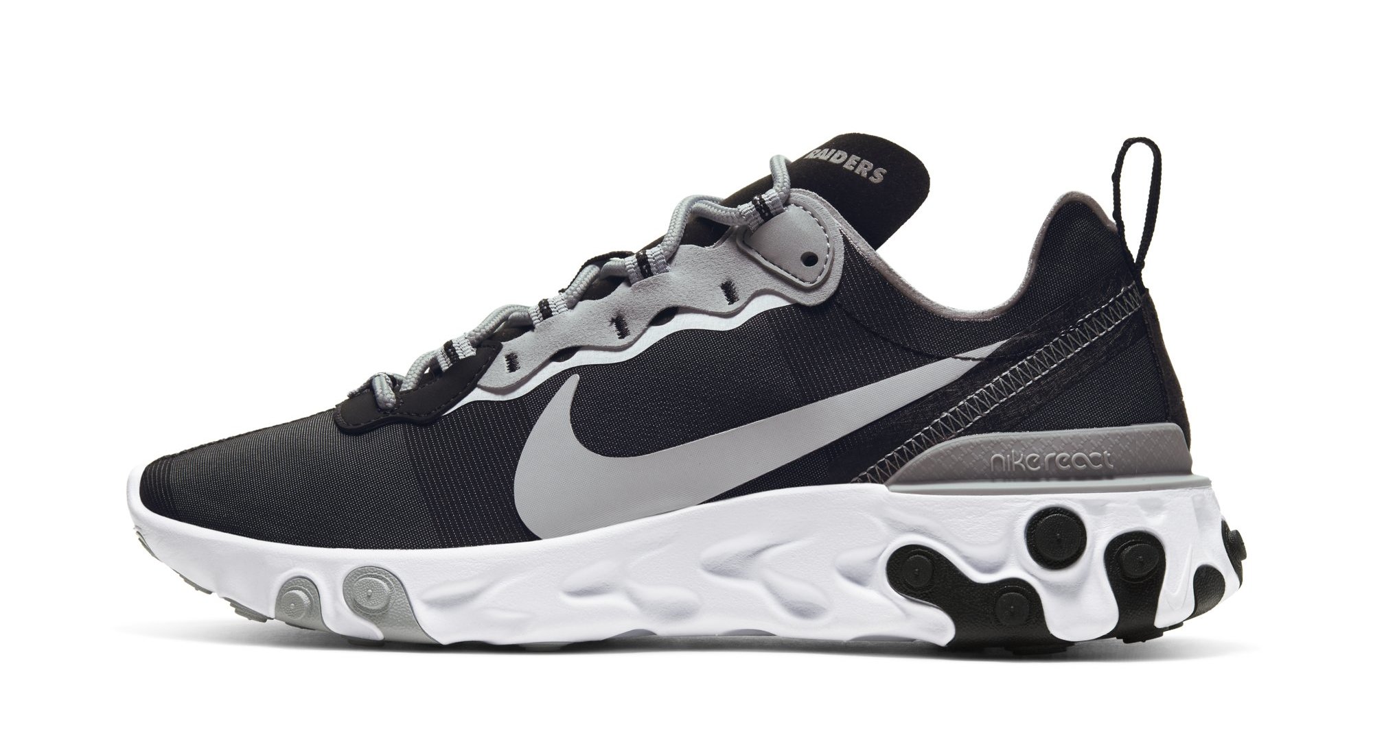 Nike React Element 55 &#x27;Oakland Raiders&#x27; CK4803 001