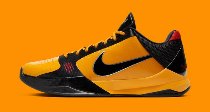 Nike Kobe 5 Protro &#x27;Bruce Lee&#x27; CD4991 700 Lateral
