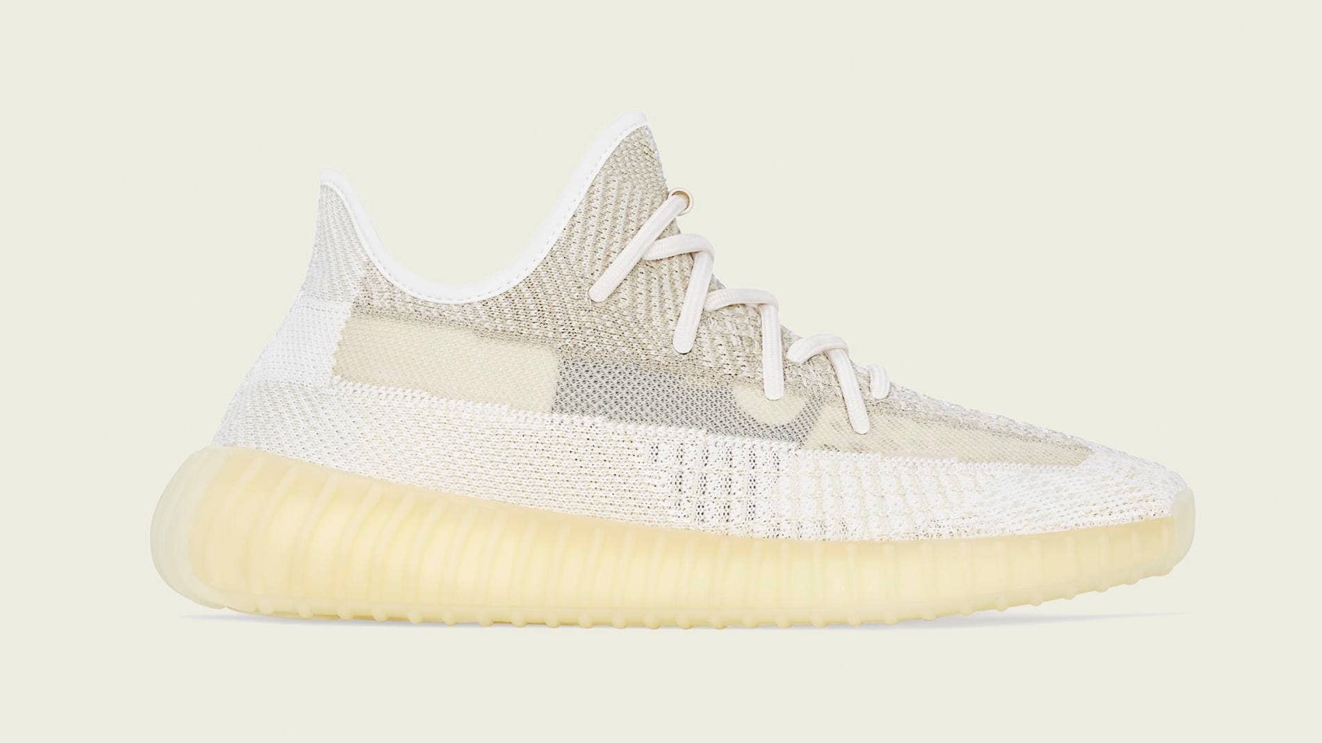 Adidas Yeezy Boost 350 V2 'Natural' FZ5246 Lateral