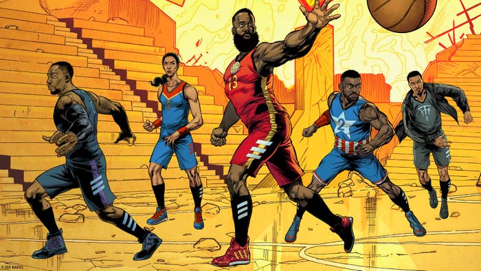 Marvel x Adidas Basketball &#x27;Heroes Among Us&#x27; Collection