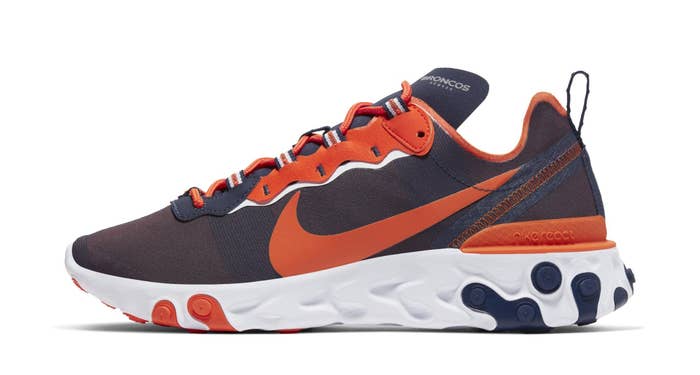 Nike React Element 55 &#x27;Denver Broncos&#x27; CK4869 400