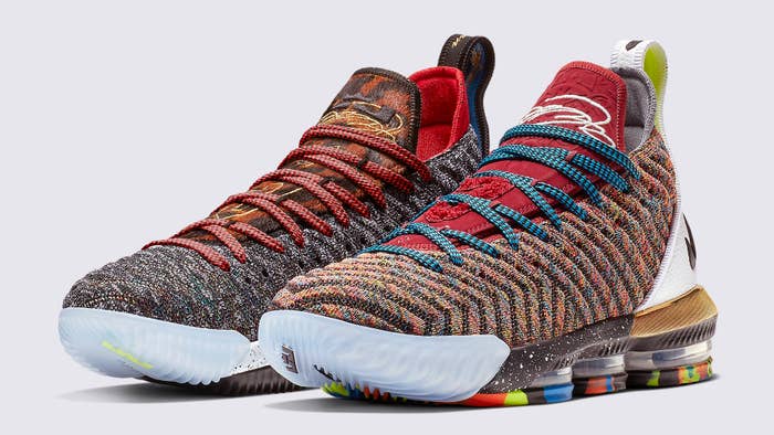 Nike LeBron 16 What The 1 Thru 5 Release Date BQ6580 900 Pair