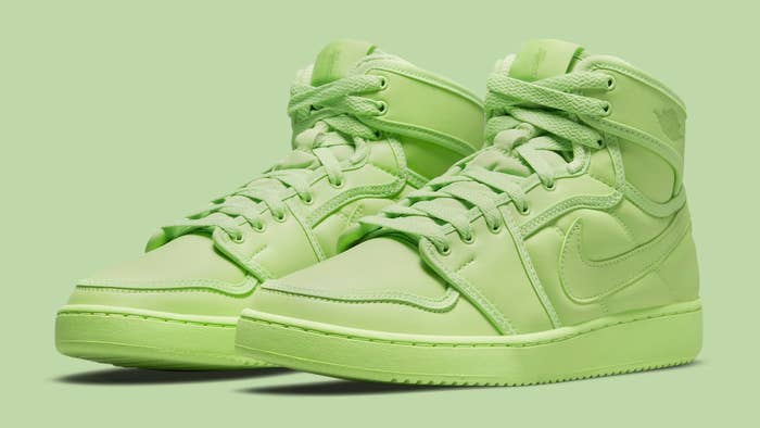 Billie Eilish x Air Jordan 1 KO &#x27;Ghost Green&#x27; DN2857-330 (Pair)