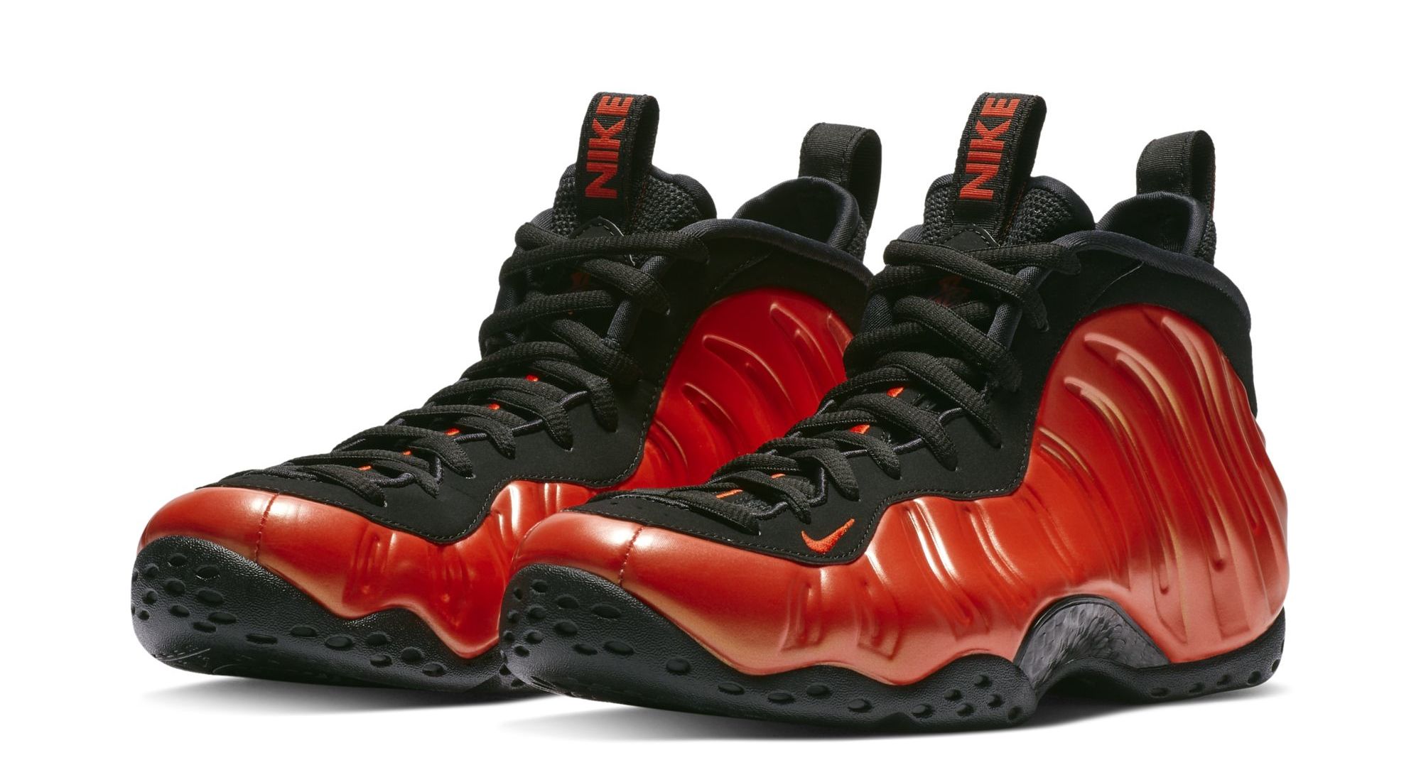 All red nike foamposite sale