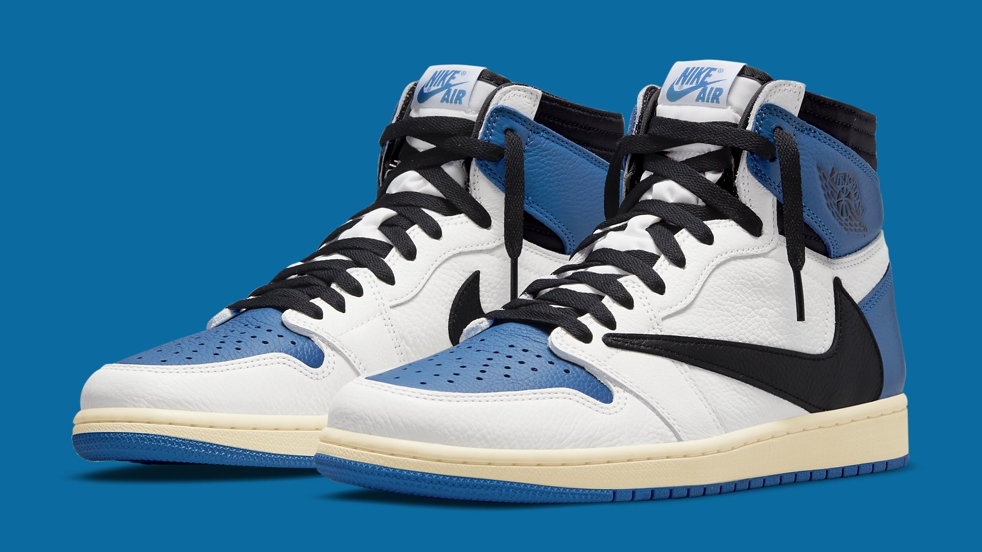 Detailed Look at the Travis Scott x Fragment x Air Jordan 1